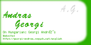 andras georgi business card